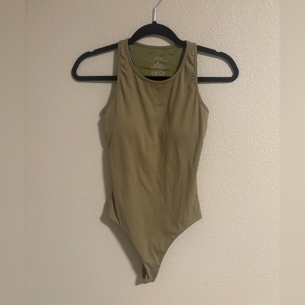 Klassy Network Olive Green Bodysuit
